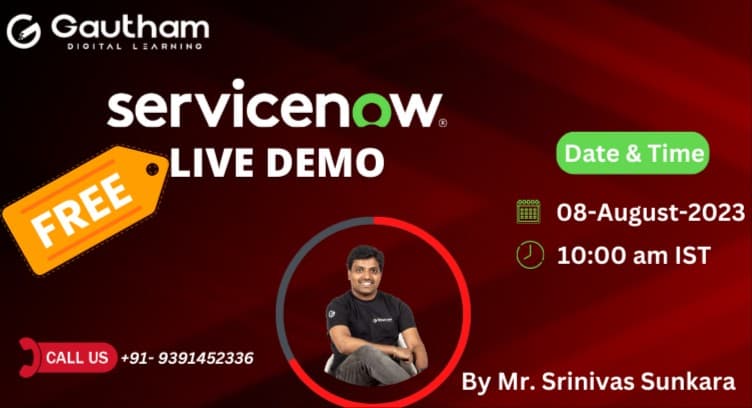 WEBNARS ServiceNow Free Demo by Mr. Srinivas Sunkara