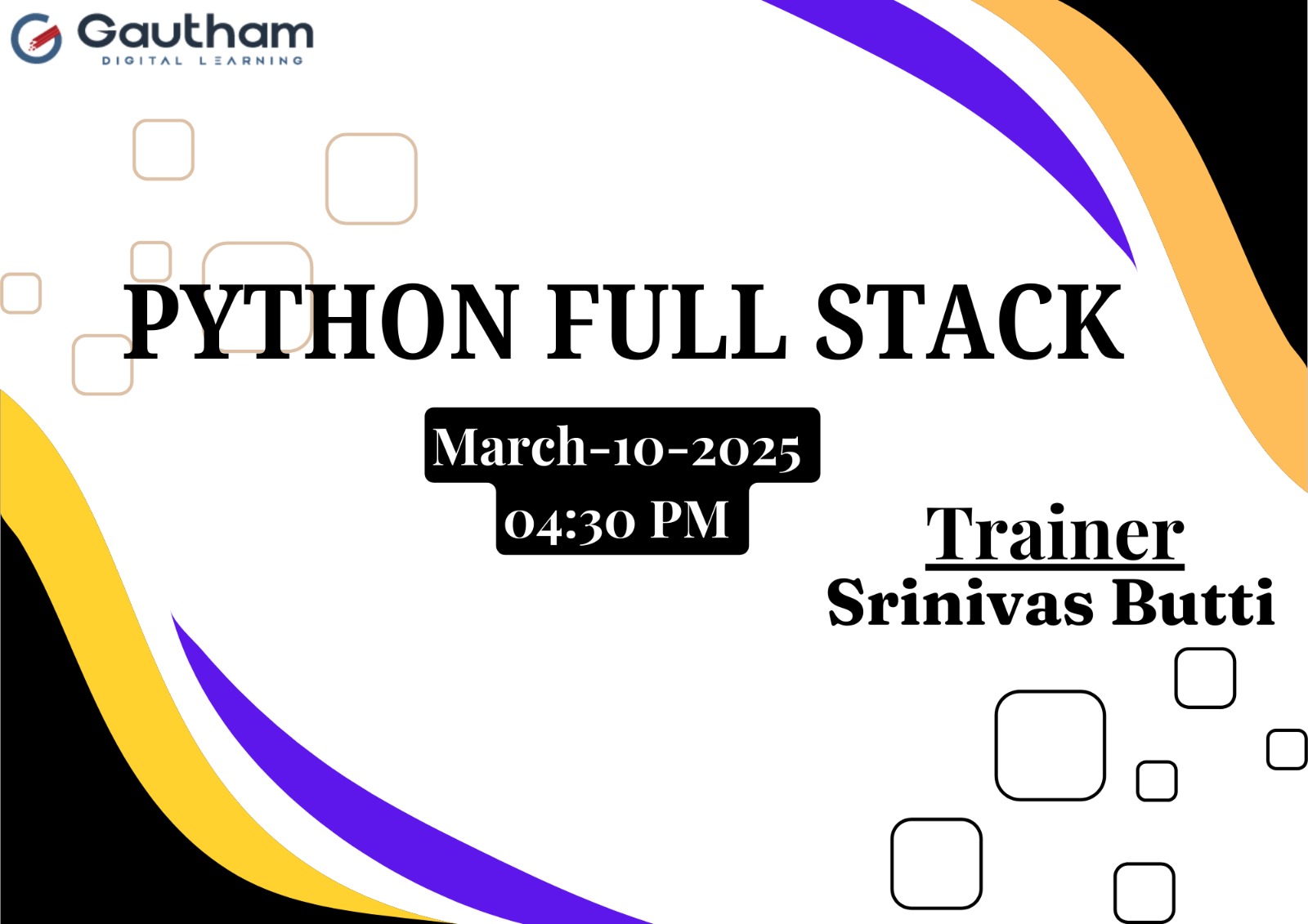 PYTHON FULL STACK@5:00PM